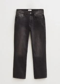 Jeans<The Sting Bruno straight leg jeans zwart, used dark