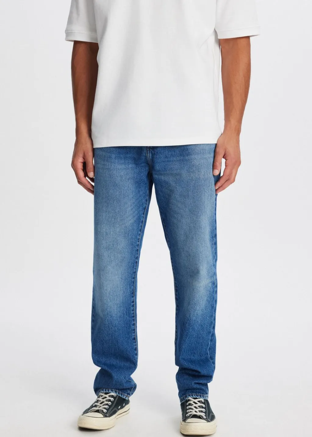 Jeans<The Sting Bruno straight leg jeans donkerblauw