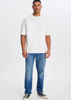 Jeans<The Sting Bruno straight leg jeans donkerblauw