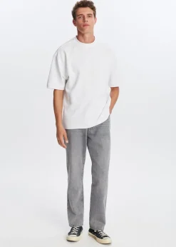 Jeans<The Sting Bruno straight leg jeans grijs, used light