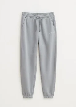 Basics|Broeken<The Sting Brushed cuffed sweatpants blauw grijs
