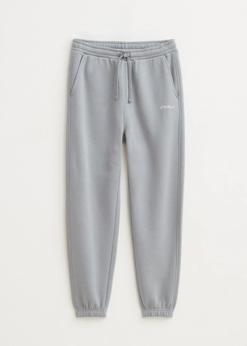 Basics|Broeken<The Sting Brushed cuffed sweatpants blauw grijs
