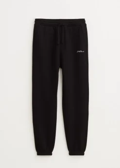 Basics|Broeken<The Sting Brushed cuffed sweatpants zwart