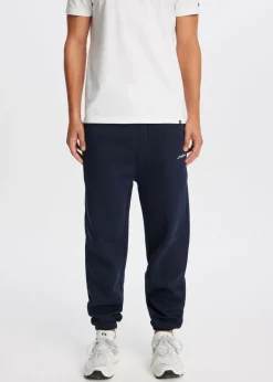 Basics|Broeken<The Sting Brushed cuffed sweatpants donkerblauw