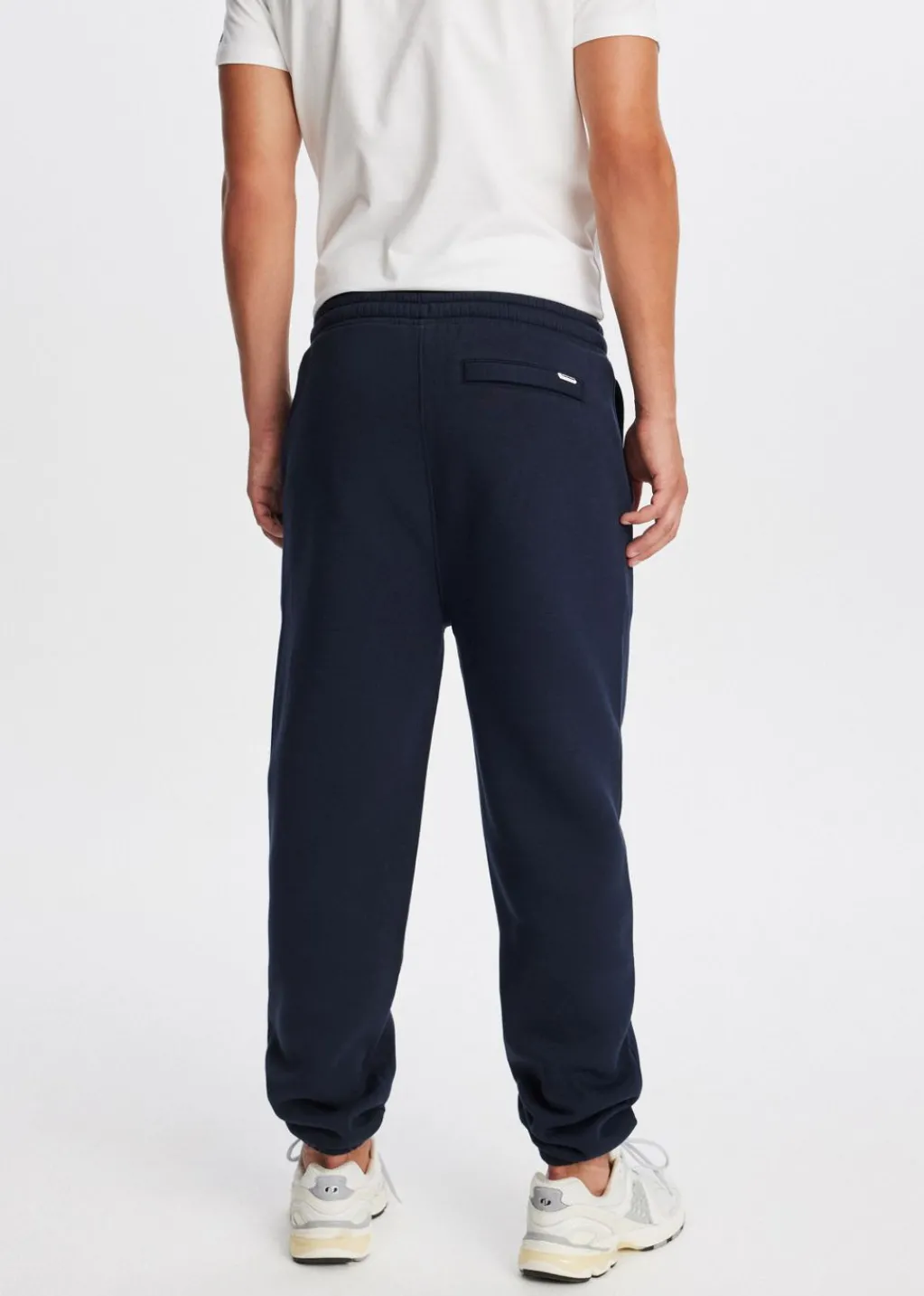 Basics|Broeken<The Sting Brushed cuffed sweatpants donkerblauw