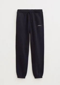 Basics|Broeken<The Sting Brushed cuffed sweatpants donkerblauw
