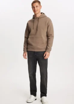 Basics|Sweaters En Hoodies<The Sting Brushed hoodie taupe