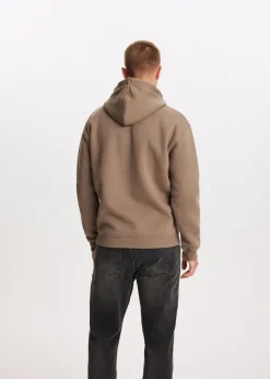 Basics|Sweaters En Hoodies<The Sting Brushed hoodie taupe