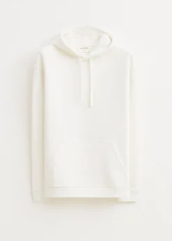 Basics|Sweaters En Hoodies<The Sting Brushed hoodie wit, off-white