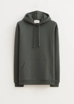 Basics|Sweaters En Hoodies<The Sting Brushed hoodie groen, grijs
