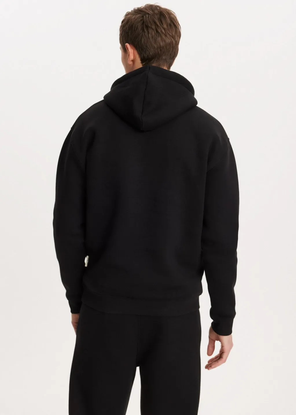 Basics|Sweaters En Hoodies<The Sting Brushed hoodie zwart