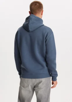 Basics|Sweaters En Hoodies<The Sting Brushed hoodie middenblauw