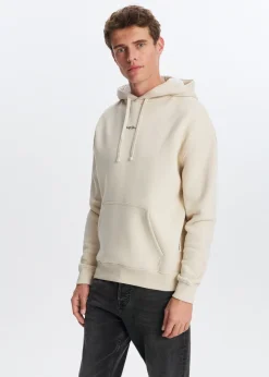 Sweaters En Hoodies<The Sting Brushed hoodie met logo ecru