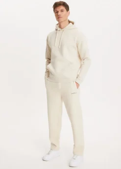 Basics|Broeken<The Sting Brushed straight leg joggingbroek ecru
