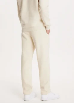 Basics|Broeken<The Sting Brushed straight leg joggingbroek ecru