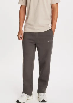 Broeken|Basics<The Sting Brushed straight leg joggingbroek choco