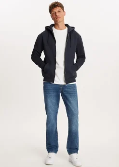 Basics|Sweaters En Hoodies<The Sting Brushed vest donkerblauw