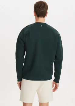 Sweaters En Hoodies<The Sting Brushed written sweater groen, oceaan