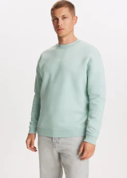 Sweaters En Hoodies<The Sting Brushed written sweater groen, steen
