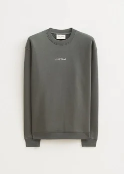 Sweaters En Hoodies<The Sting Brushed written sweater groen, olijf