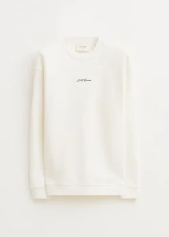 Sweaters En Hoodies<The Sting Brushed written sweater wit, off-white