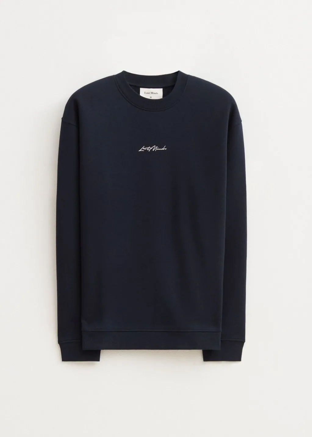 Sweaters En Hoodies<The Sting Brushed written sweater donkerblauw