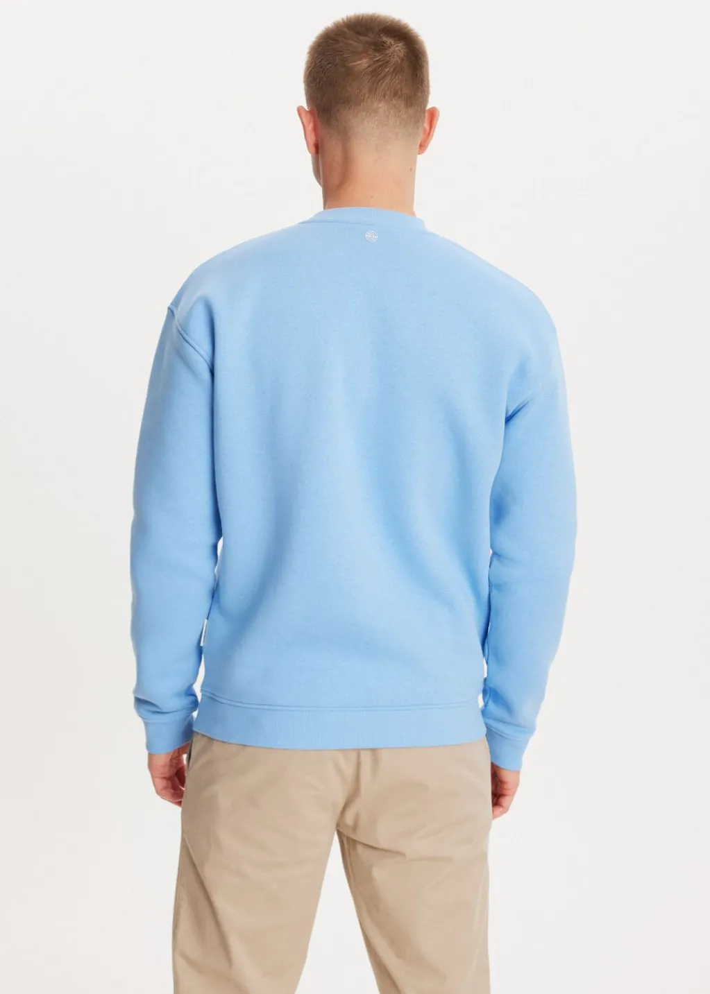Sweaters En Hoodies<The Sting Brushed written sweater fresh blue