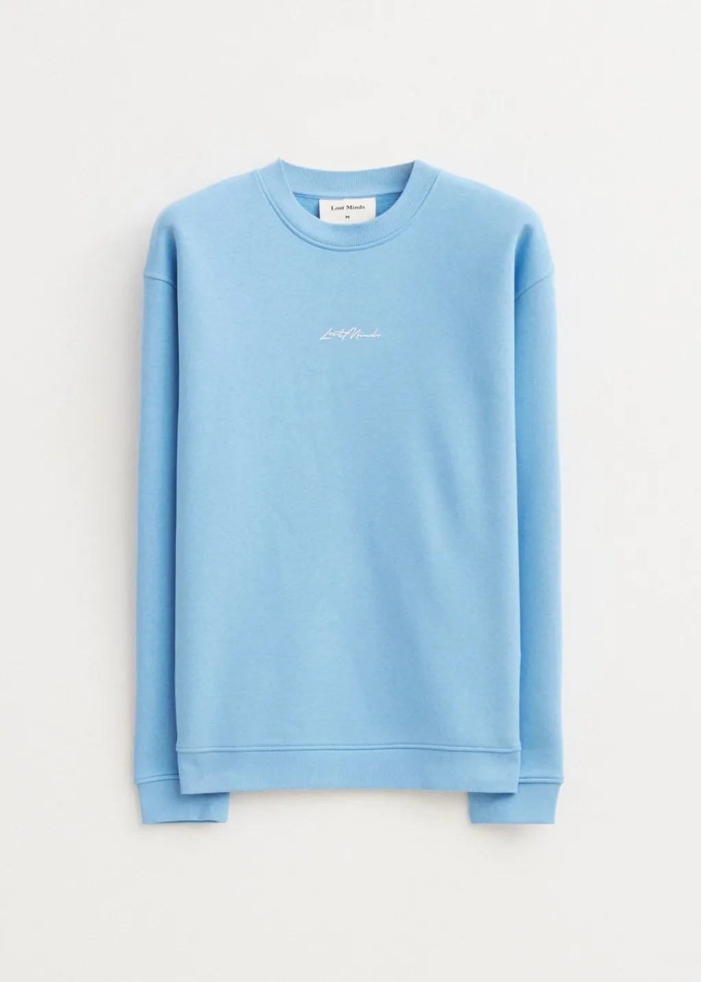 Sweaters En Hoodies<The Sting Brushed written sweater fresh blue