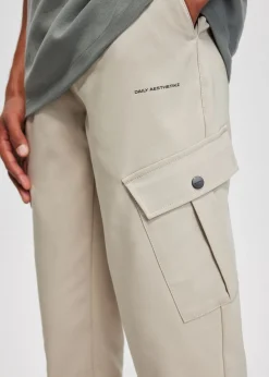 Basics|Broeken<The Sting Cargo jogger taupe
