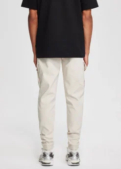 Basics|Broeken<The Sting Cargo jogger creme, licht