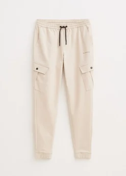 Basics|Broeken<The Sting Cargo jogger creme, licht