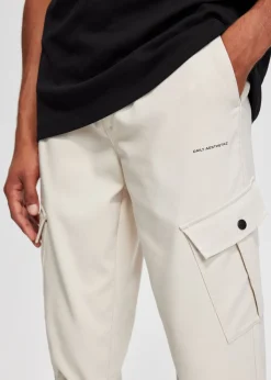 Basics|Broeken<The Sting Cargo jogger creme, licht