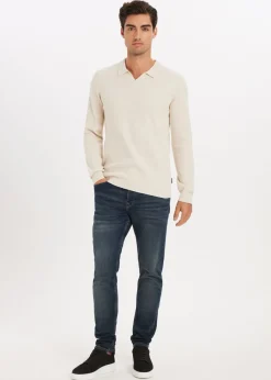 Polo's|Truien En Vesten<The Sting Chenille gebreide trui creme, licht