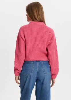 Truien En Vesten<The Sting Chenille trui rose, hot