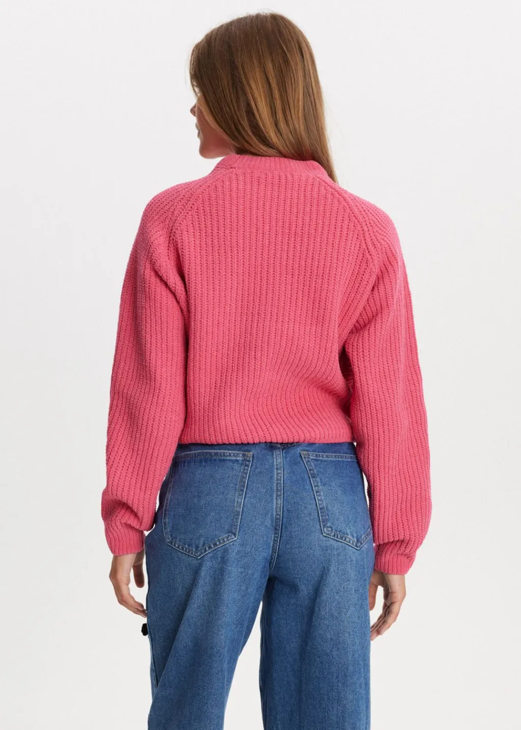 Truien En Vesten<The Sting Chenille trui rose, hot
