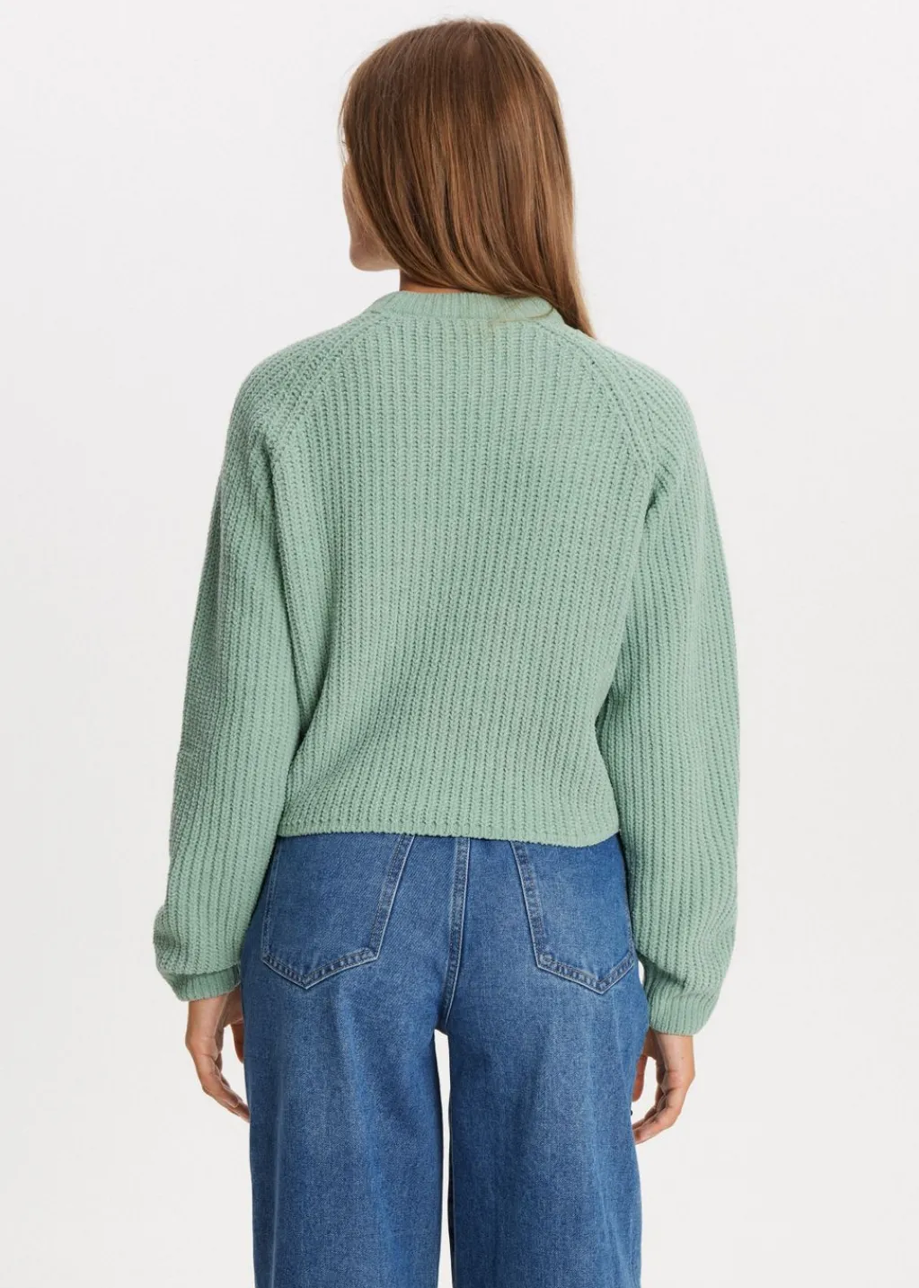 Truien En Vesten<The Sting Chenille trui cool mint