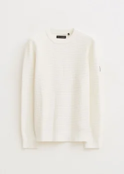Truien En Vesten<The Sting Chenille trui met structuur wit, off-white