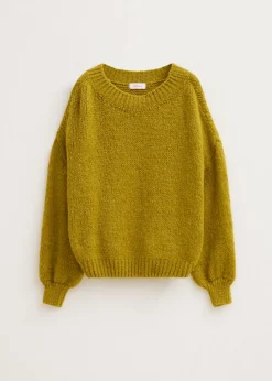 Truien En Vesten<The Sting Chunky off-shoulder trui groen, kiwi