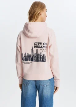 Sweaters En Hoodies<The Sting City hoodie lichtroze