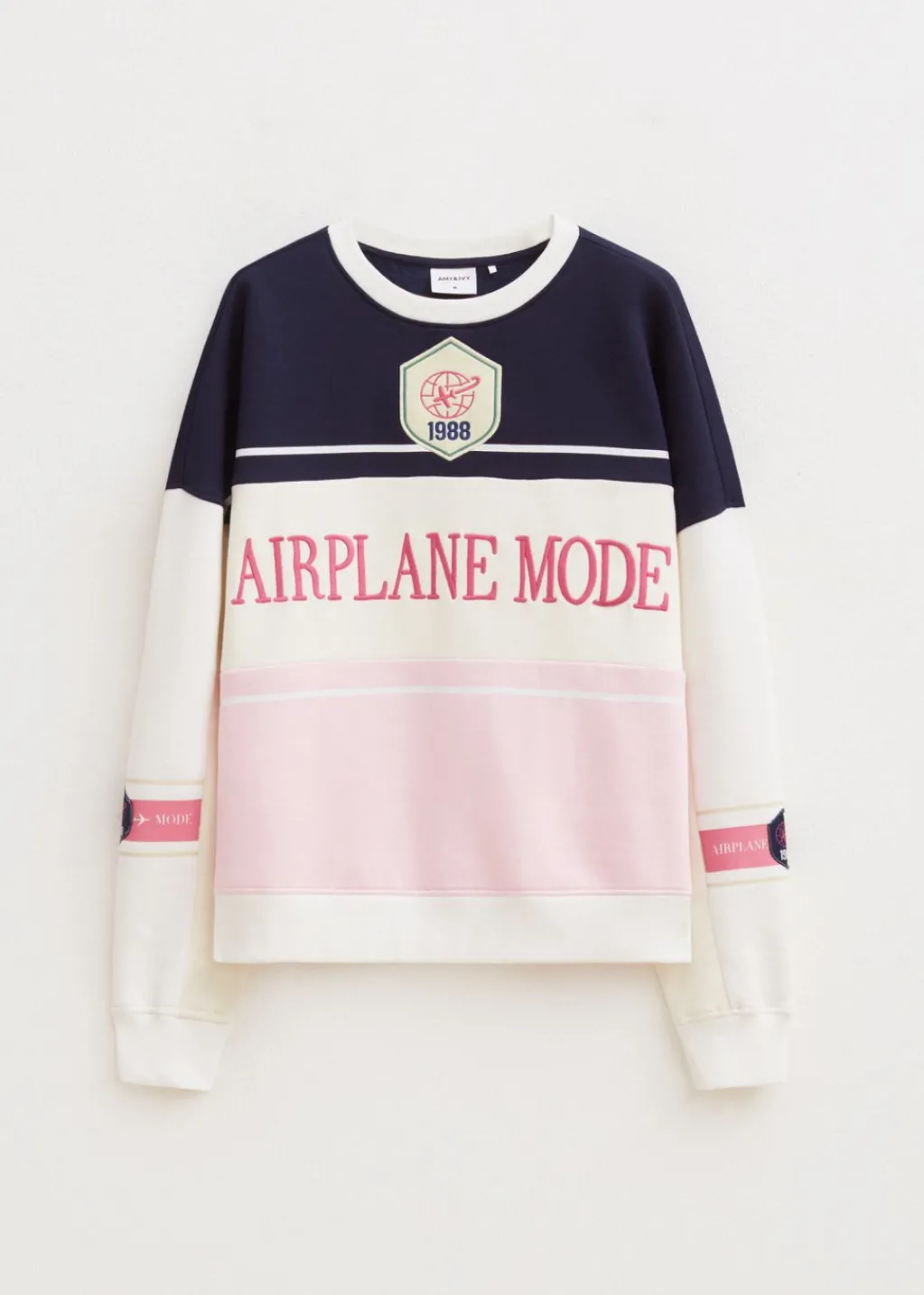 Sweaters En Hoodies<The Sting Colourblock sweater donkerblauw