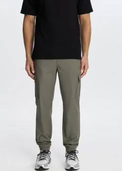Broeken<The Sting Comfort cargo broek salie groen