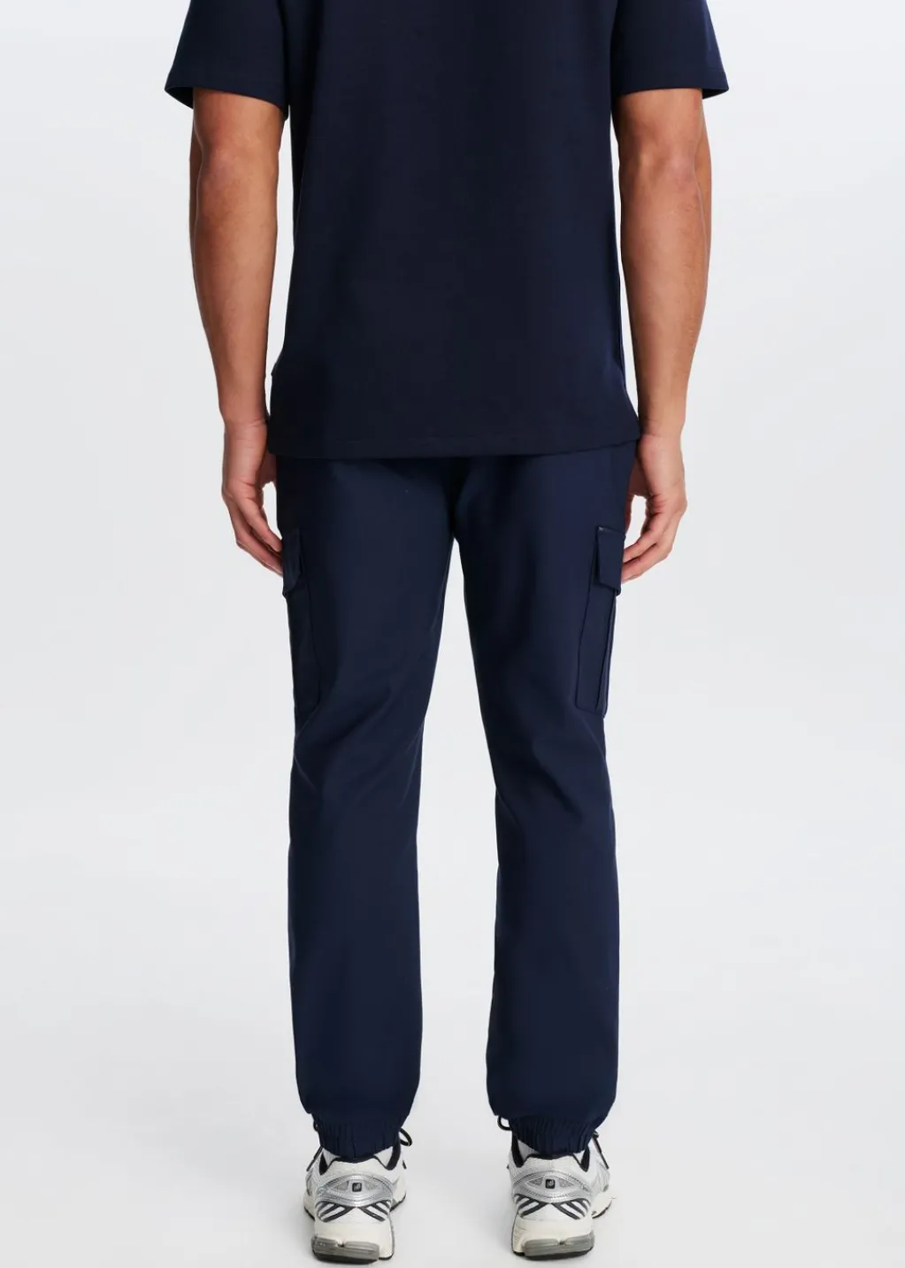 Broeken<The Sting Comfort cargo broek donkerblauw
