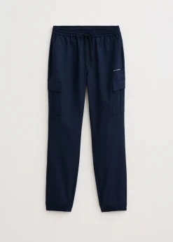 Broeken<The Sting Comfort cargo broek donkerblauw