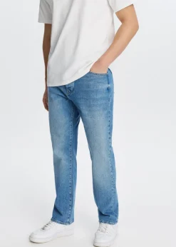 Jeans<The Sting Comfort straight jeans blauw, used middle