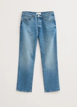 Jeans<The Sting Comfort straight jeans blauw, used middle