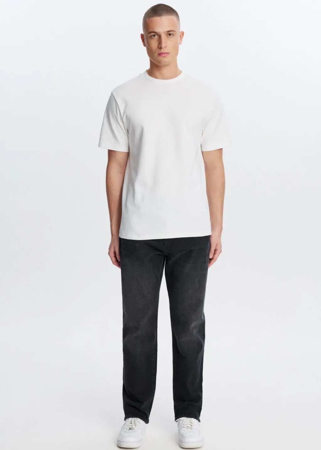Jeans<The Sting Comfort straight jeans zwart, used dark