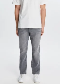 Jeans<The Sting Comfort straight jeans grijs, used middle