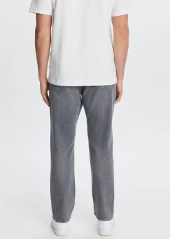 Jeans<The Sting Comfort straight jeans grijs, used middle
