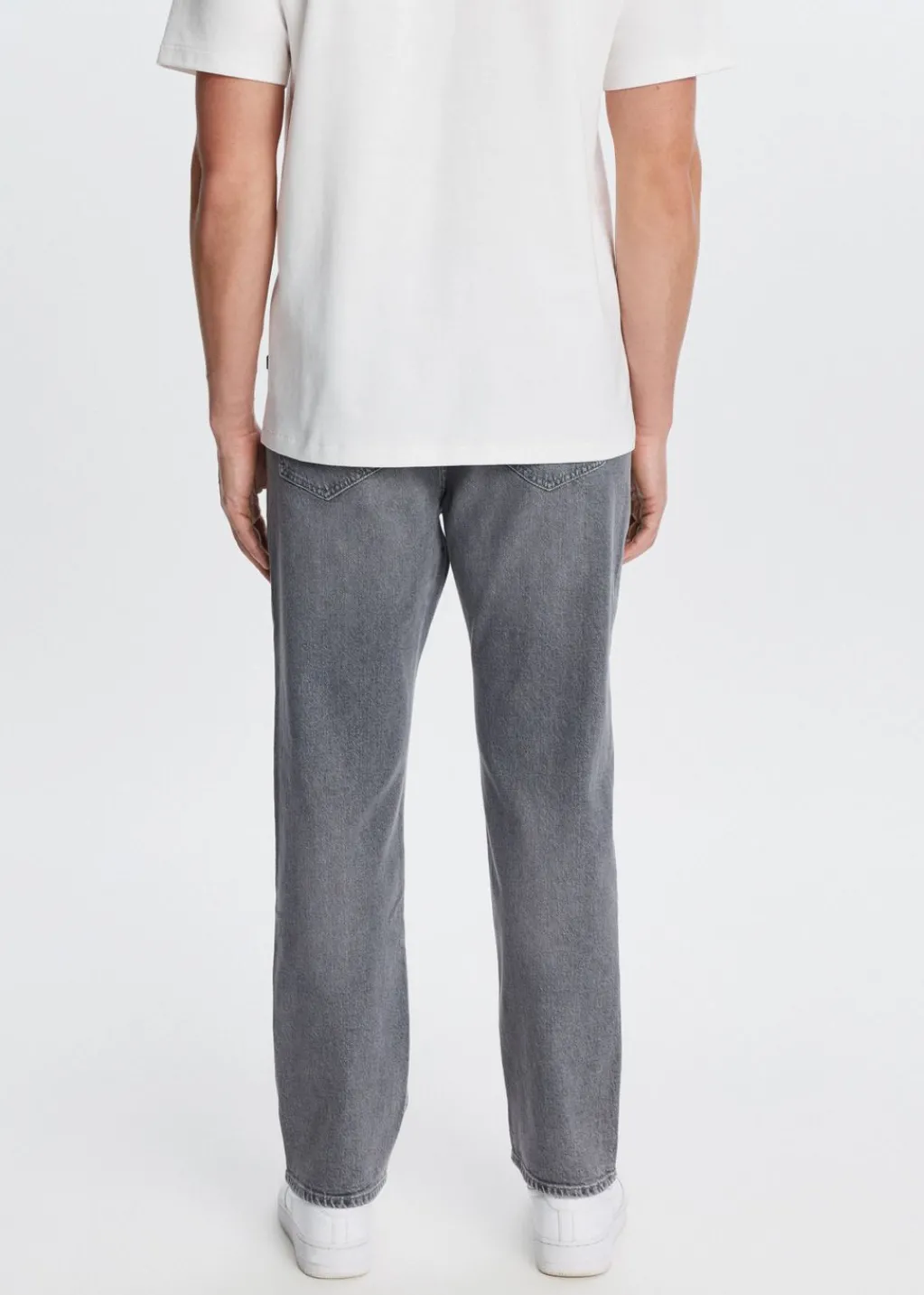 Jeans<The Sting Comfort straight jeans grijs, used middle