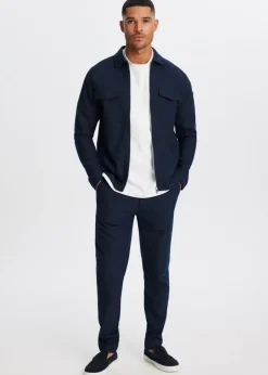 Overshirts<The Sting Como overshirt donkerblauw